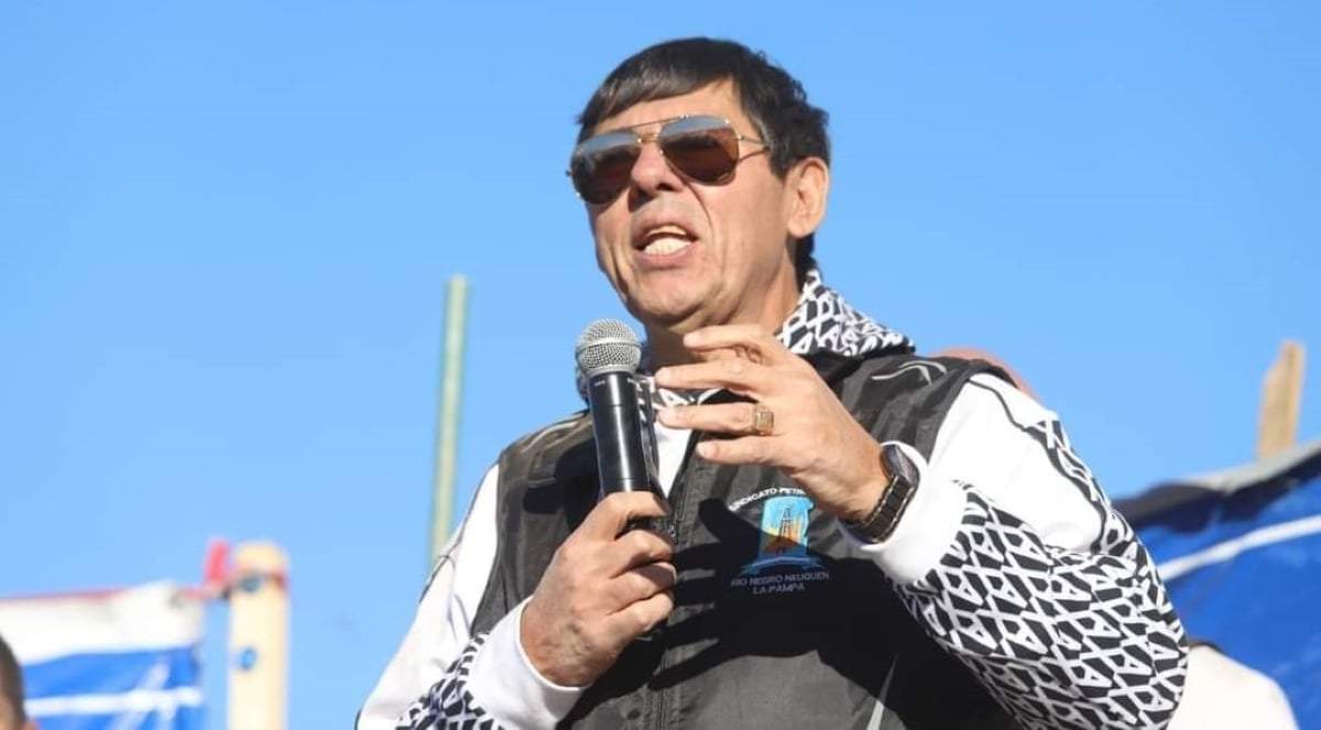 Marcelo Rucci, secretario general del Sindicato de Petroleros Privados. Fuente: (Twitter)