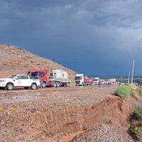 Comienza la reparación del terraplén de la ruta provincial 7 en Añelo