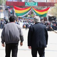 El retorno de Evo Morales a Bolivia después de un año de exilio: fiesta en Villazón