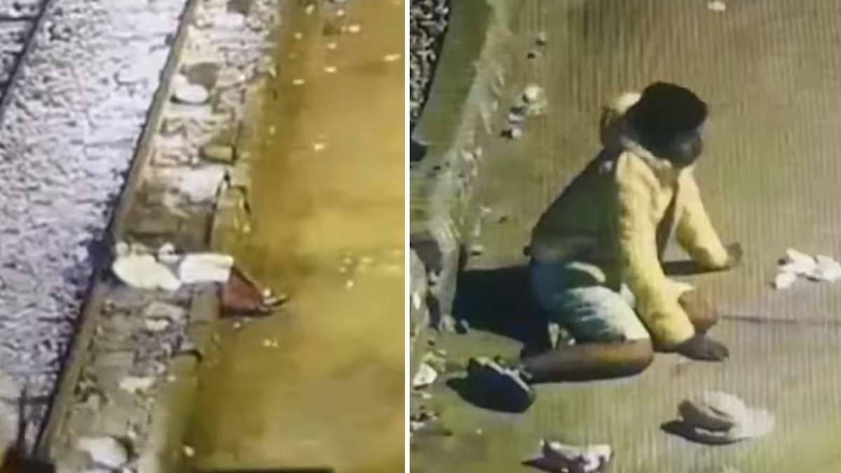 Joven en Perú sobrevive tras ser atropellado por un tren