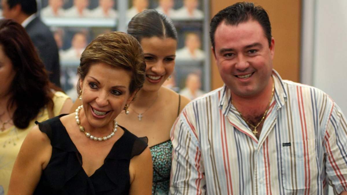 Manuel Bribiesca y la exprimera dama Marta Sahagún, fotografiados en 2005