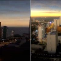 Eclipse solar 2024: Webcams muestra el MxM de cómo se oscureció Mazatlán (Video)