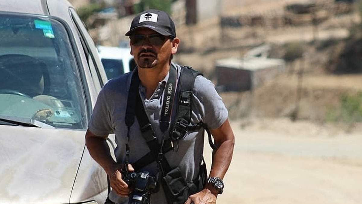 El fotoperiodista Margarito Martínez Esquivel