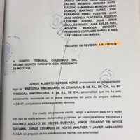 Despacho del presidente de Coparmex, defensor legal de Constellation Brands