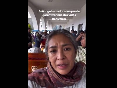 “¡Renuncie si no puede!” dice a Salomón Jara cineasta oaxaquela tras asesinato de su hermano