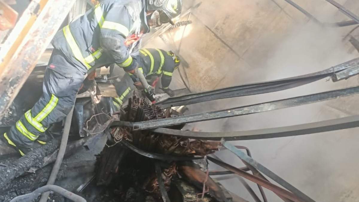 El incendio en las instalaciones de la Fiscalía en la alcaldía Gustavo A. Madero