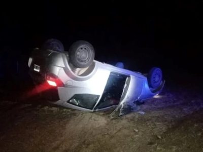 Un joven de 23 años volcó en la Ruta 21: se dirigía a Chos Malal