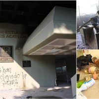 Incendian oficina de FES Acatlán: autoridades y colectivos feministas se acusan entre sí