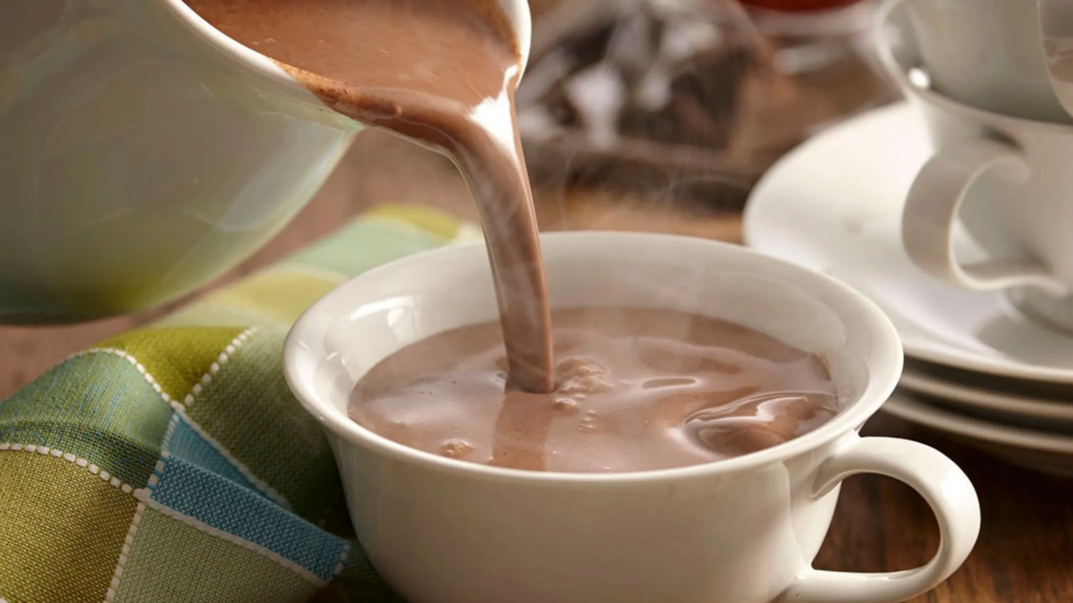 Chocolate caliente. Fuente: (Instagram)