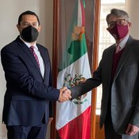 Batres y Del Real inician proceso de entrega-recepción en la SecGob