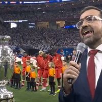 Pastores dan discurso religioso en la inauguración de la Copa América