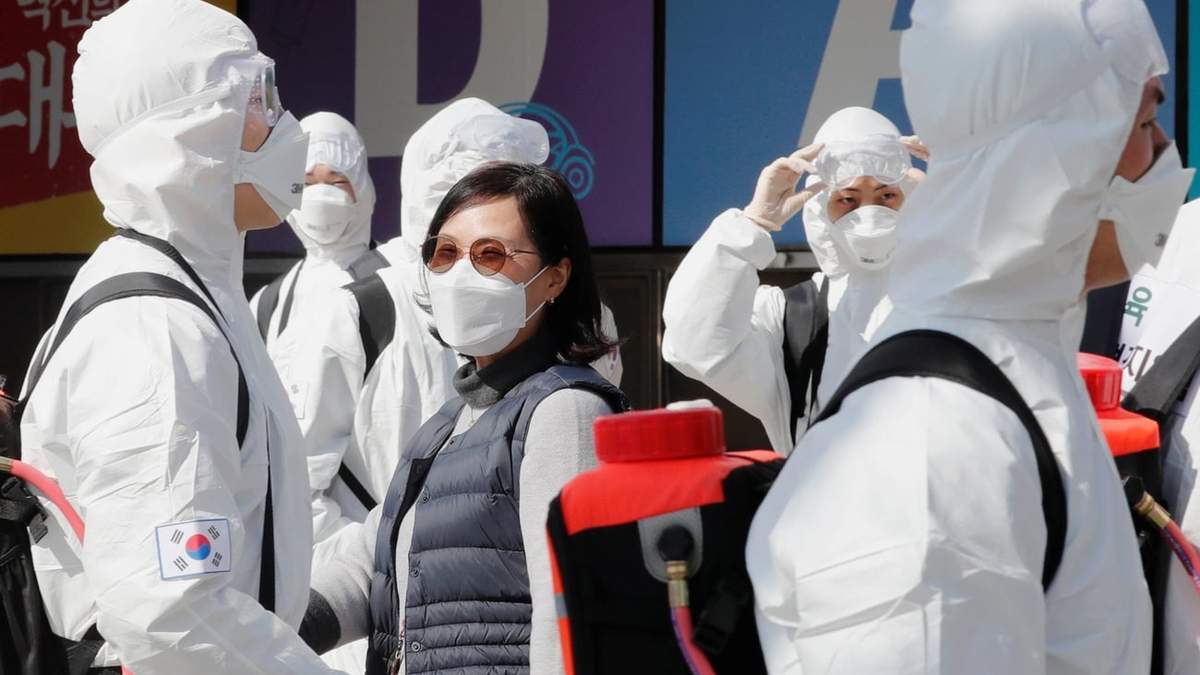 Coronavirus en Corea del Sur. Fuente: (Twitter)