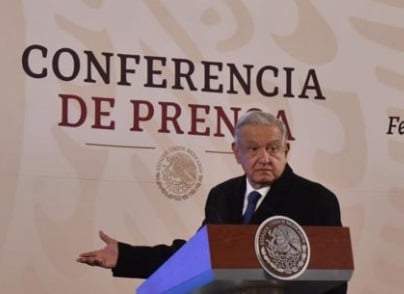 López Obrador. “Tengo pruebas”