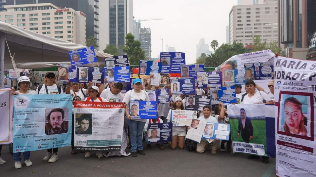 Familiares de desaparecidos en la CDMX