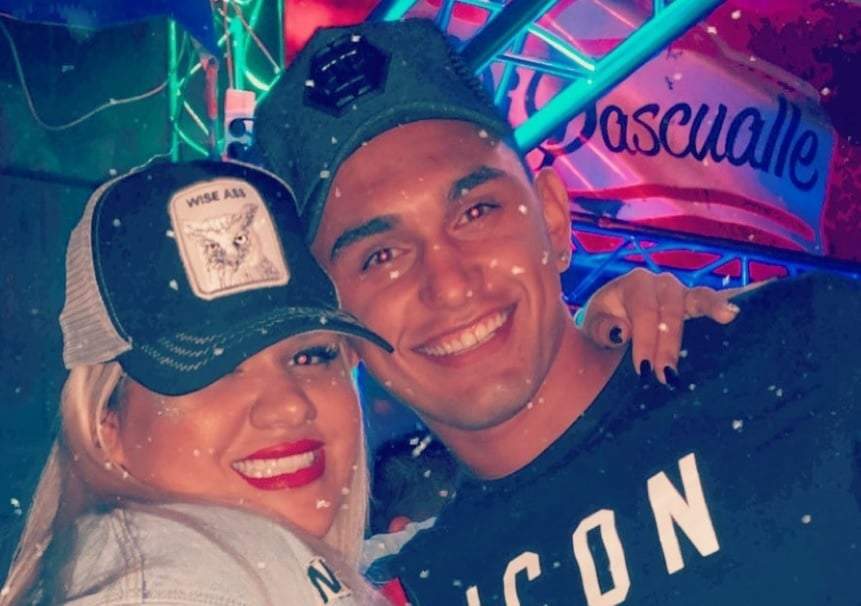 Morena Rial y Facundo Ambrosioni. Fuente: (Instagram)