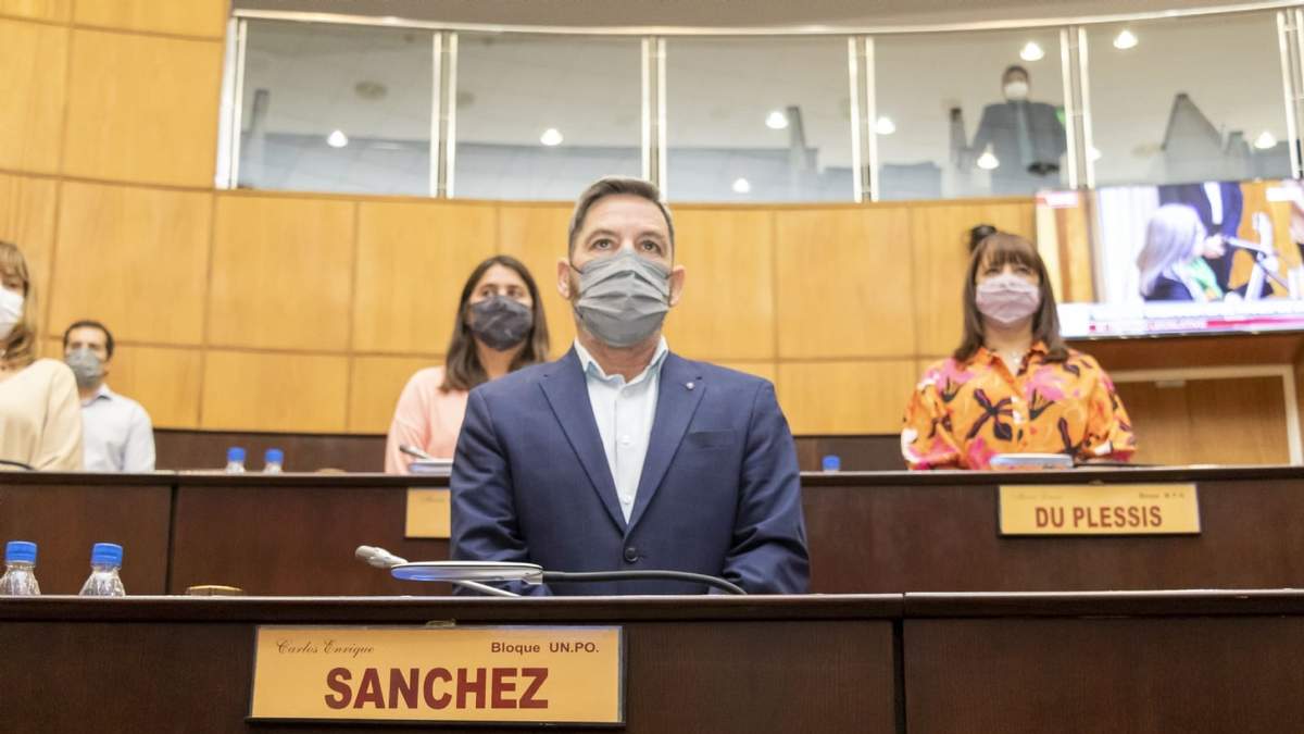 Carlos Sánchez, legislador neuquino. Fuente: (Twitter)