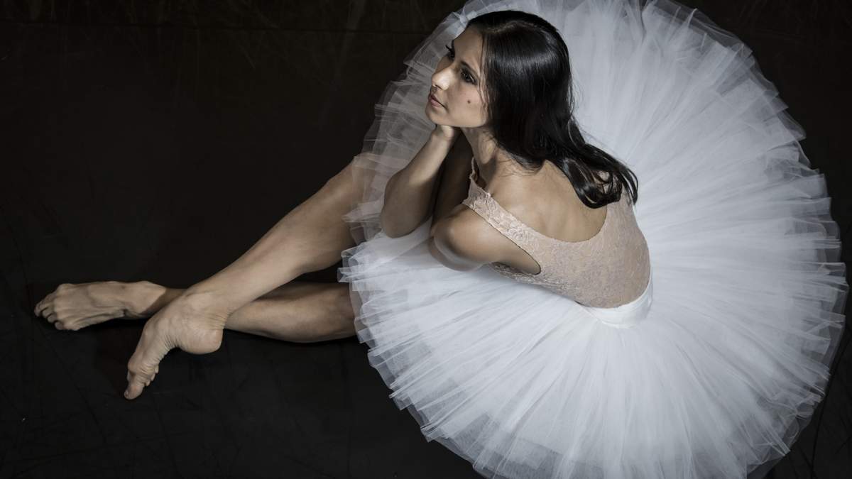 Elisa Carrillo con tutú