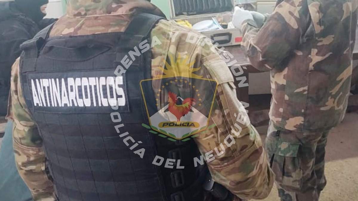 Los allanamientos los ejecutó personal de Antinarcóticos. Fuente (Policía de Neuquén)