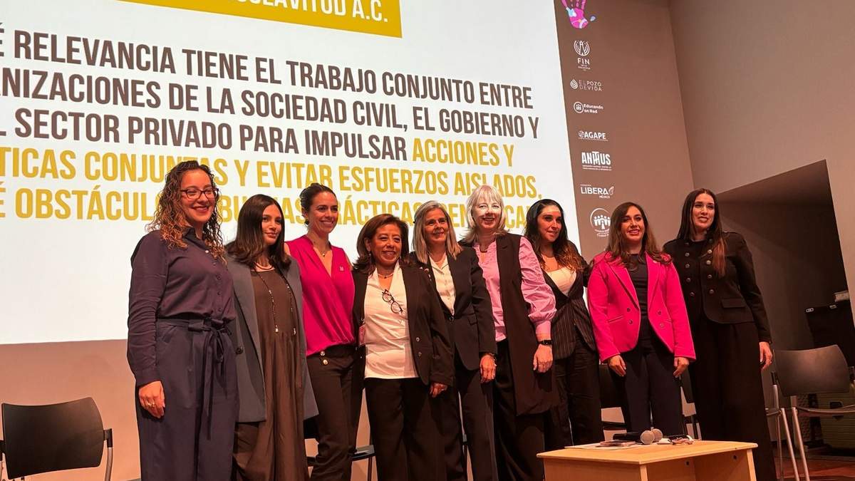 Las representantes de las organizaciones
