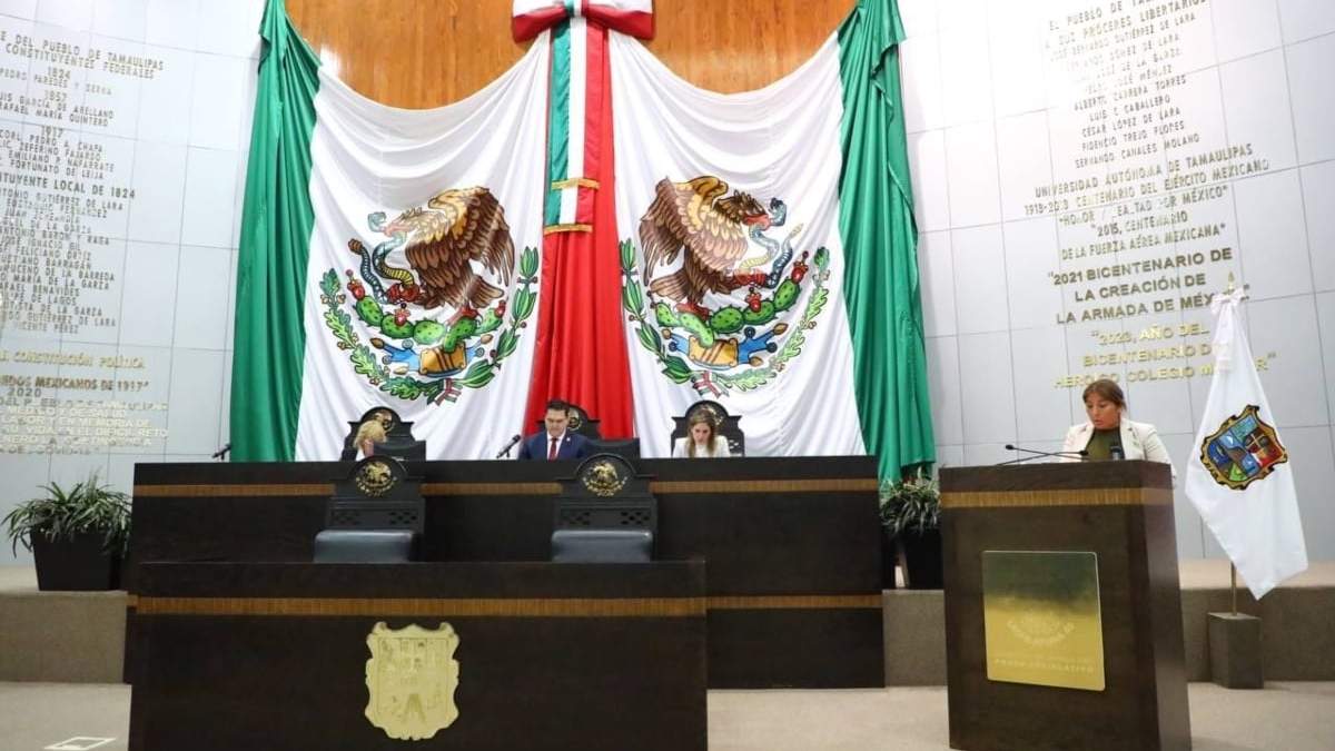 Sesión en la Comisión Permanente del Congreso de Tamaulipas