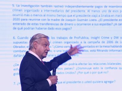 AMLO adelanta que New York Times prepara reportaje de financiamiento del narco a su campaña de 2018