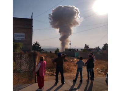 Explota polvorín en Tultepec, Edomex (Video)