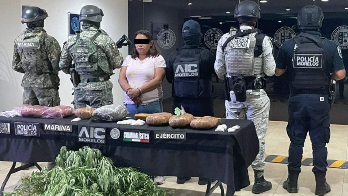 Cristina Marlén “N” fue detenida tras un cateo a su domicilio, donde hallaron drogas y una tabla para torturar
