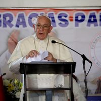 El Papa Francisco pide solución pacifica a crisis en Venezuela