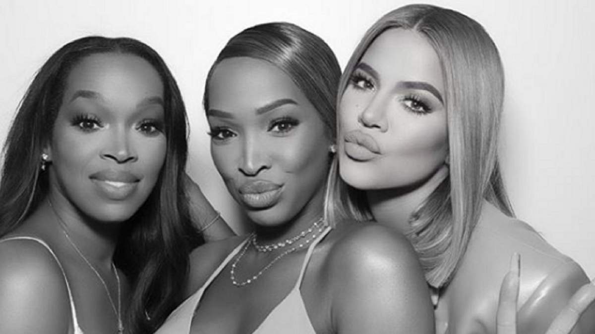 Khloé Kardashian, Khadijah y Malika Haqq. Fuente: (Instagram)