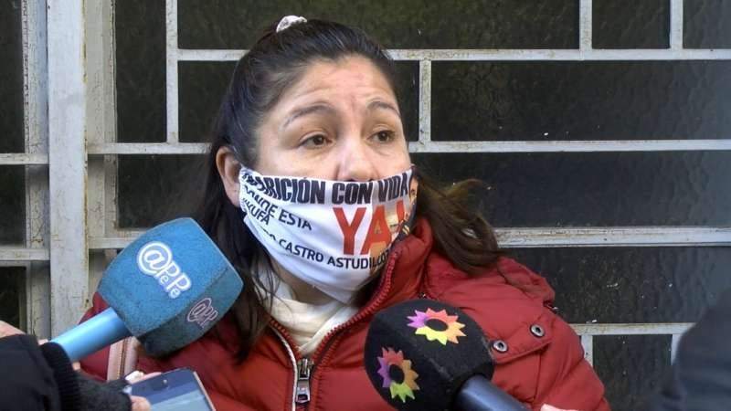 Cristina Castro, la mamá de Facundo Astudillo Castro. Fuente: (Twitter)