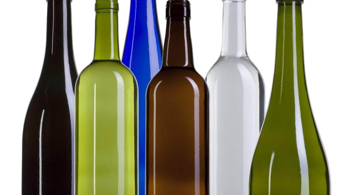 Botellas de vidrio. Fuente: (X)