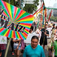 Yaquis, zapotecas y mayas exigen a Peña cancelar megaproyectos