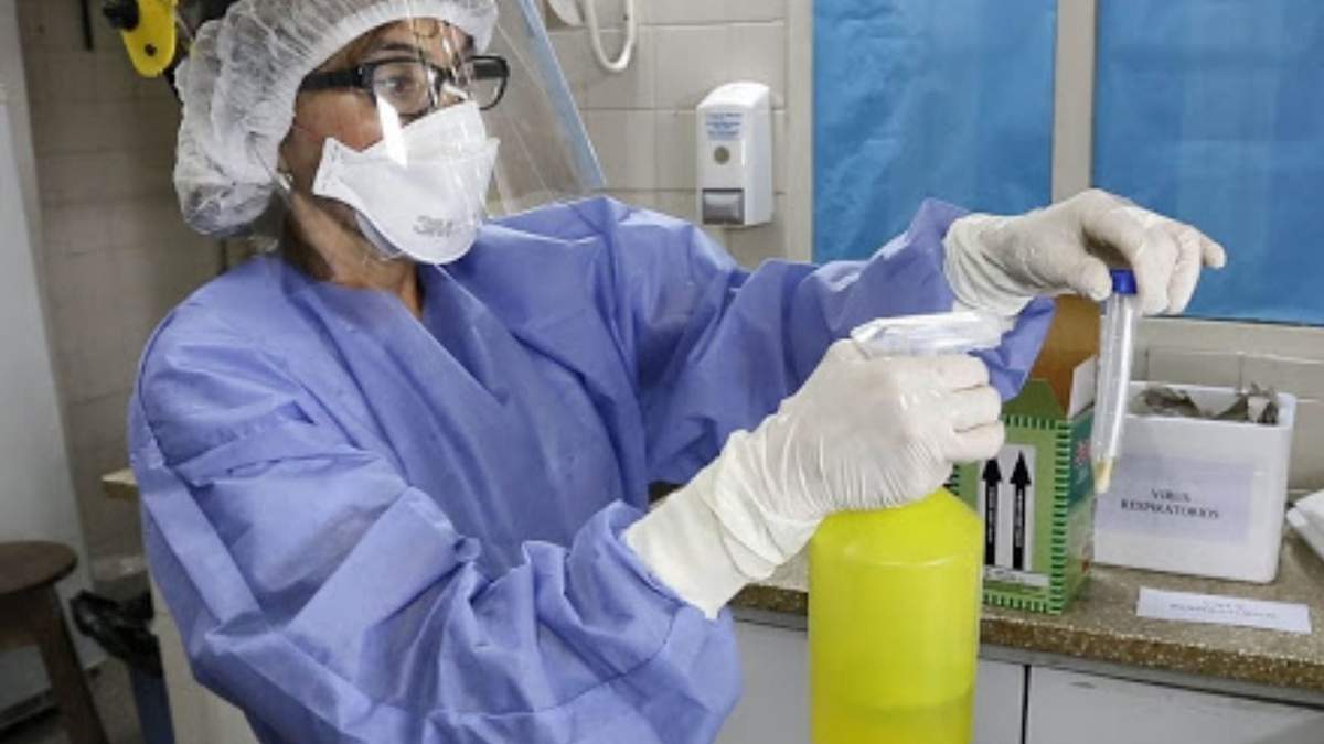 Trabajo sanitario. Fuente: (Twitter)