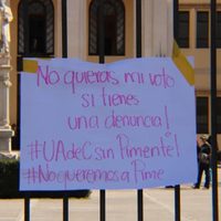 Entre protestas, terminó campaña por rectoría de la UAdeC; hoy habrá plebiscito