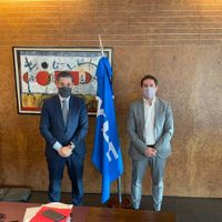 Juan Pablo Luque se reunió con el presidente de YPF, Pablo González