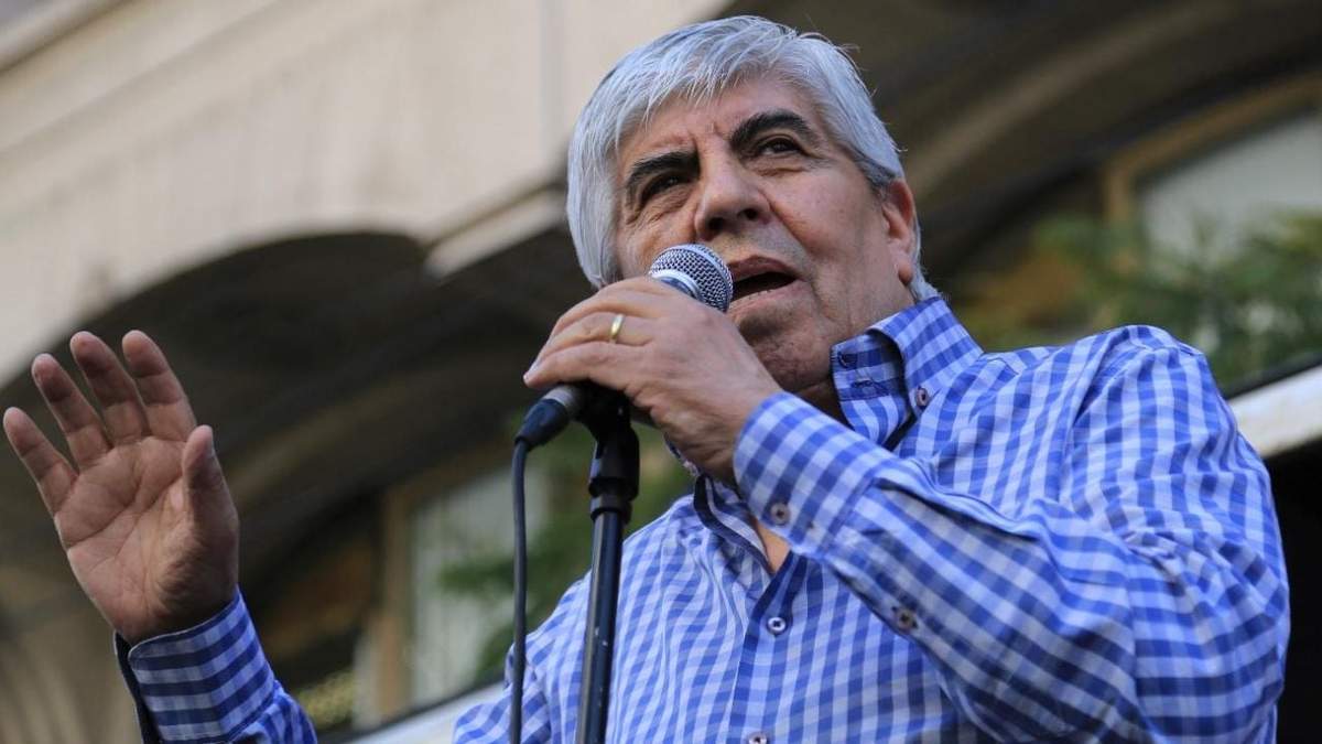Hugo Moyano, secretario general de Camioneros. Fuente: (Twitter)