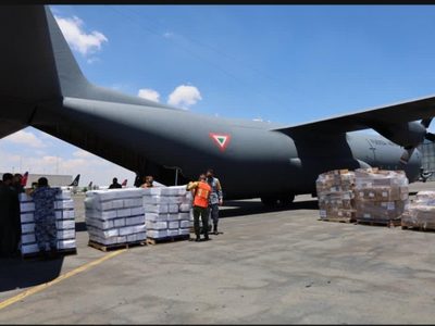 México envía un cargamento de medicamento y víveres para damnificados del sismo en Haití