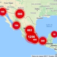 Mapa en Google muestra que hay cuatro feminicidios diarios en promedio en la CDMX