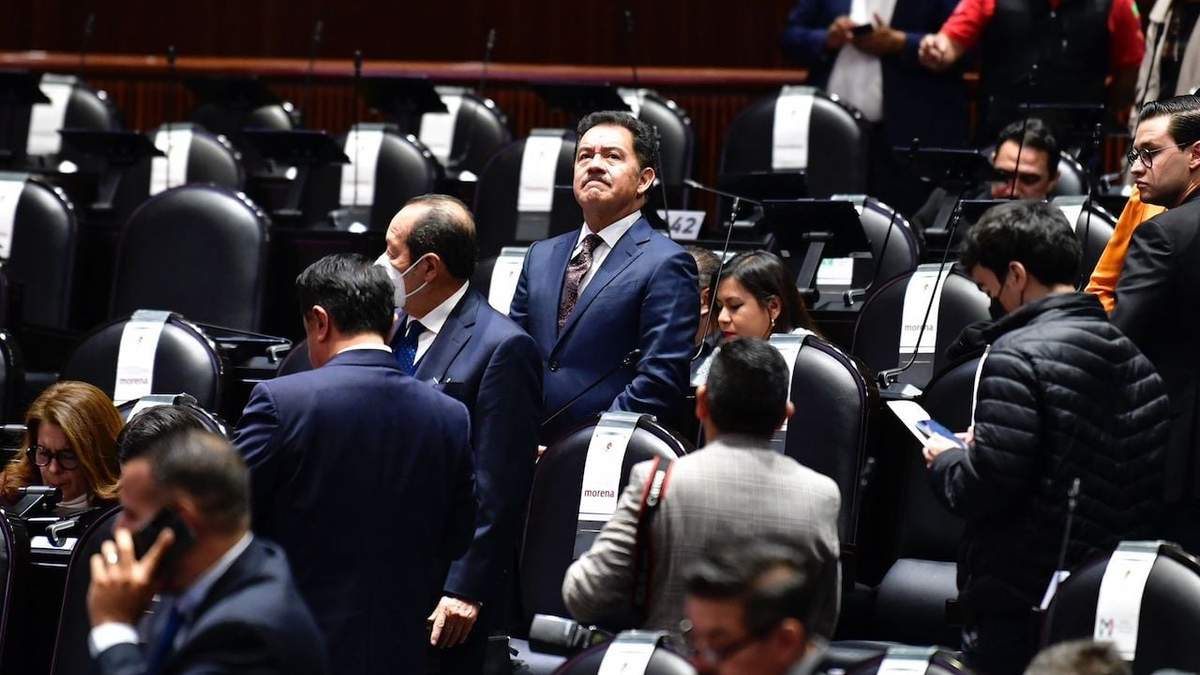 Ignacio Mier, en la sesión de la Cámara de Diputados