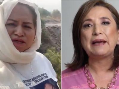 Xóchitl defiende a Ceci Flores: “debería darle vergüenza” a AMLO que haya 50 mil desaparecidos