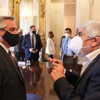 Alberto Fernández se reunió con Hugo Moyano: preocupan los cortes de ruta