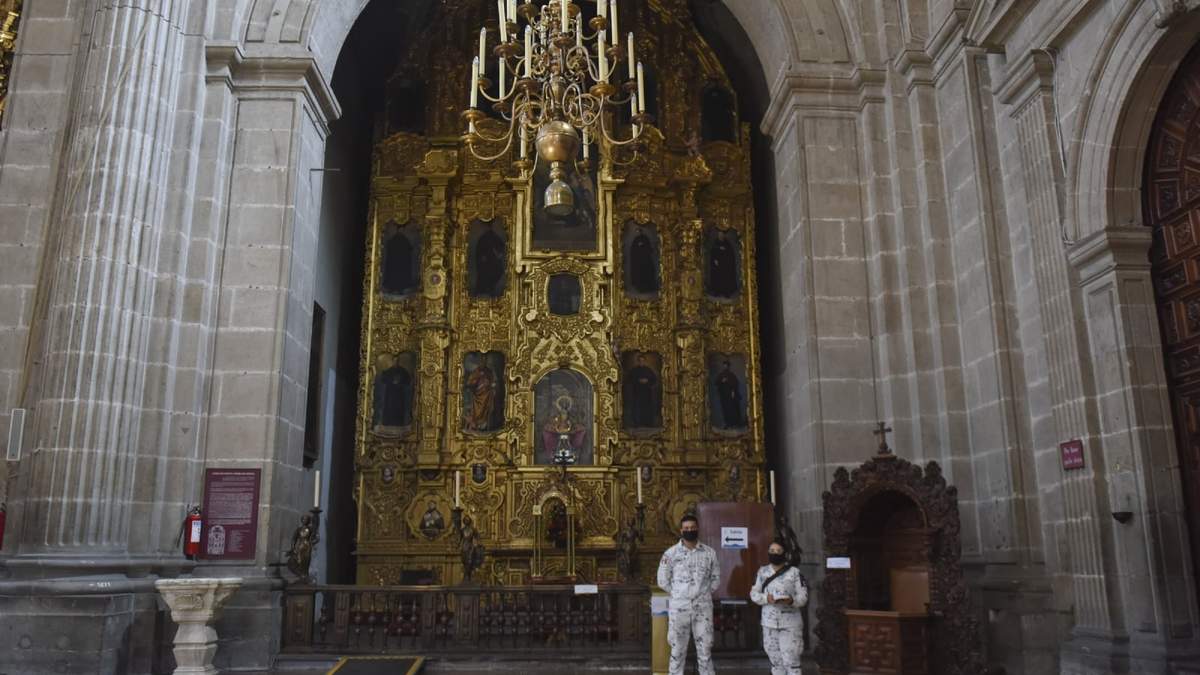 La Catedral metropolitana de la CDMX en tiempos de pandemia