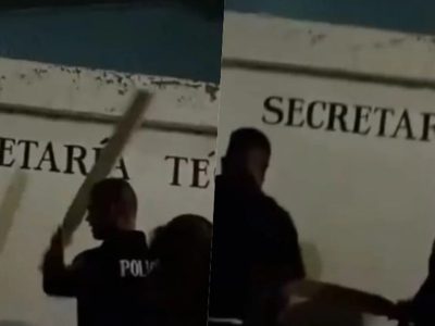 Policías municipales de Cuautitlán son captados golpeando a detenido (Video)