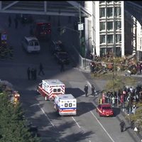 Imágenes tras el tiroteo en Manhattan