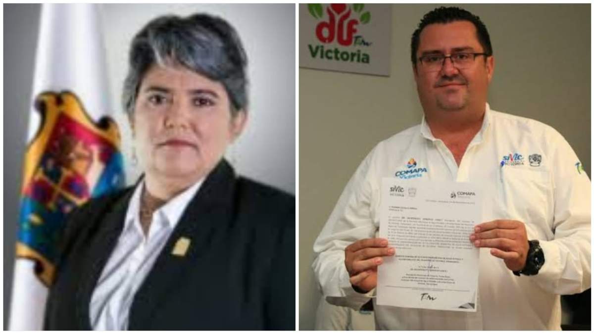 La exsecretaria de Salud de Tamaulipas, Gloria Molina Gamboa y el exsubsecretario Román Castillo Airola