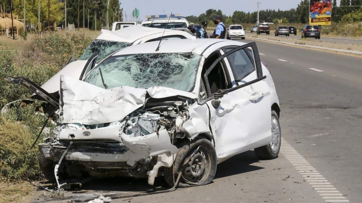 Accidente de tránsito en Plottier. Fuente: (Twitter)