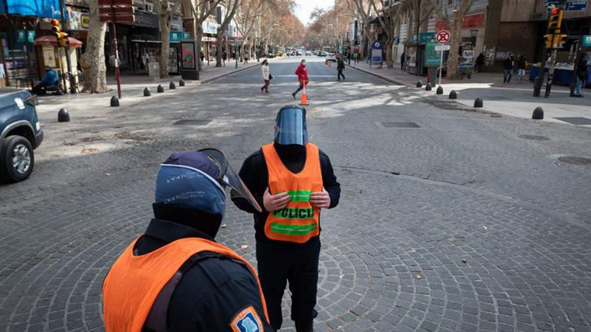 Operativos en cuarentena. Fuente: (Twitter)