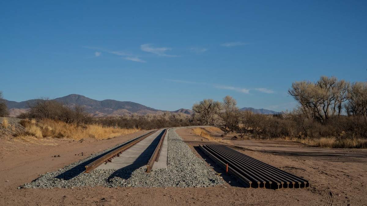 Obra ferroviaria en Sonora