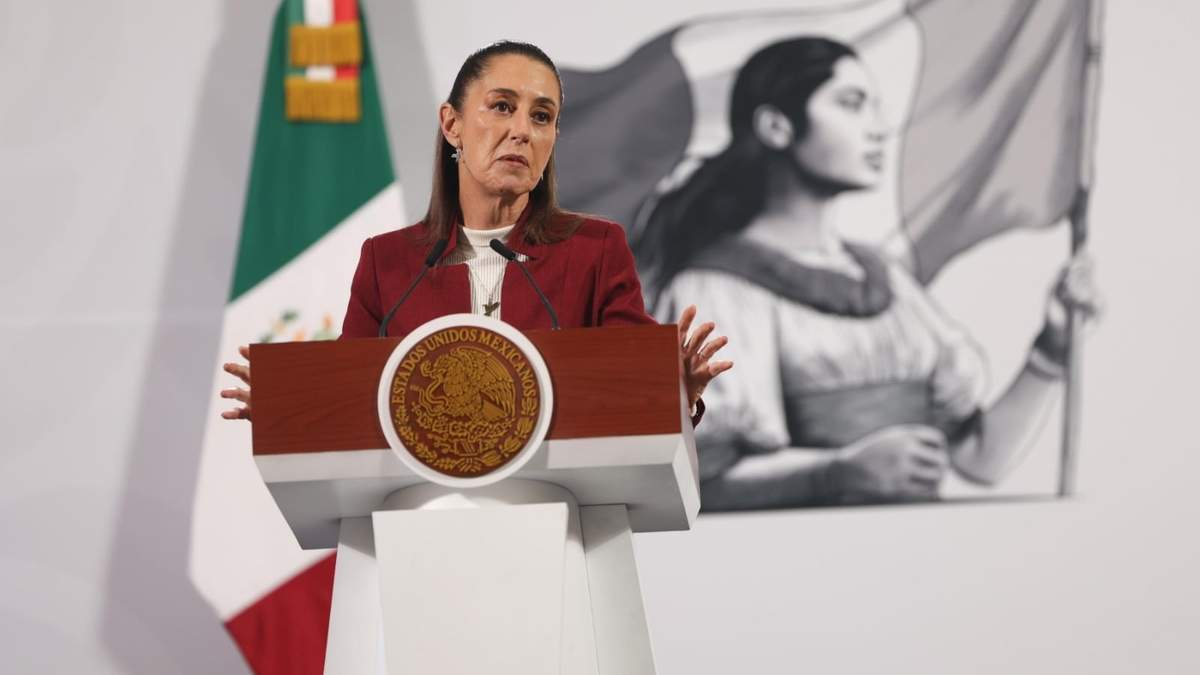 La presidenta Claudia Sheinbaum