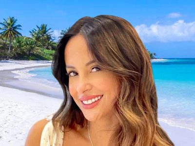"En el paraíso": Lourdes Sánchez disfrutó de las playas y el mar de Punta Cana